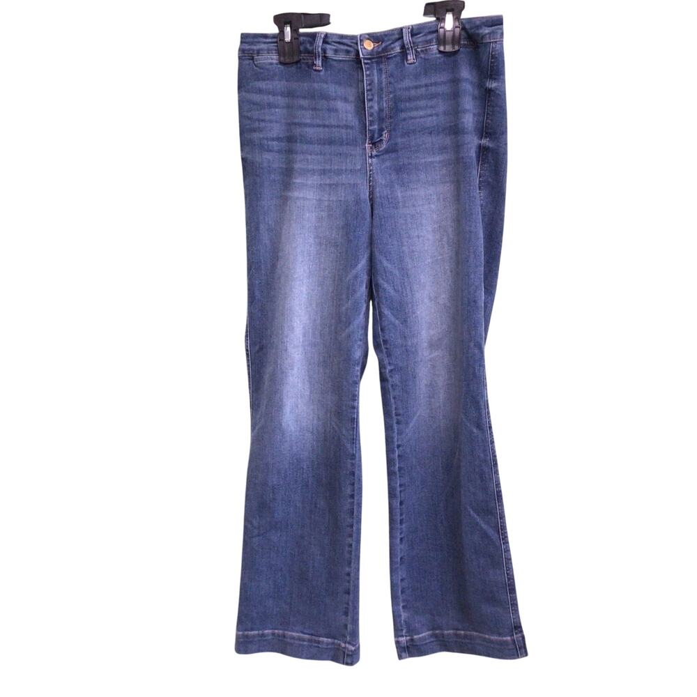 Judy Blue Womens High Rise Straight Fit Medium Wash Jeans Size 13/31 Regular